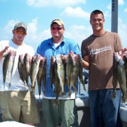 man with fish catch