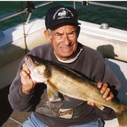 man with fish